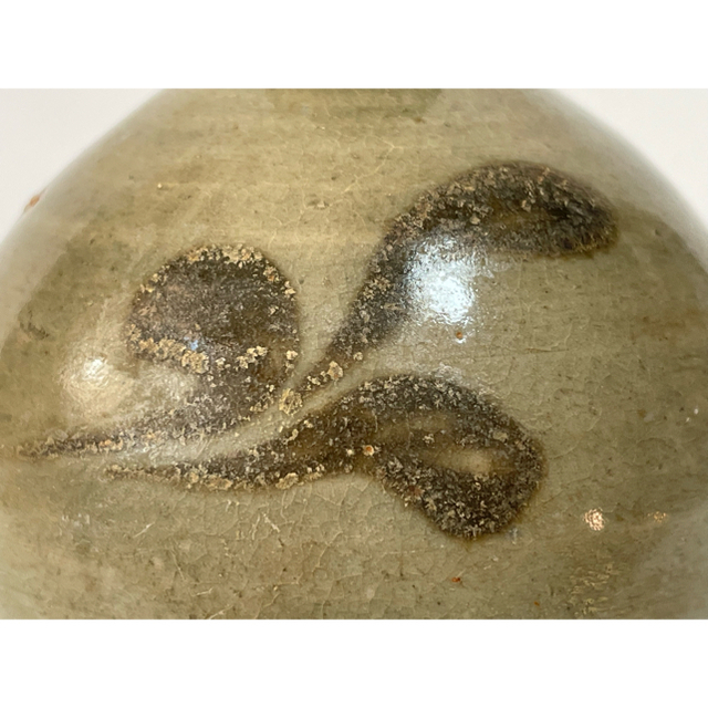 色絵皿骨董 鉄絵艸文 高麗青磁 油壺 小壺 花入 一輪挿し 高麗 李朝 色絵皿骨董 鉄絵艸文 高麗青磁 油壺 小壺 花入 一輪挿し 高麗 李朝