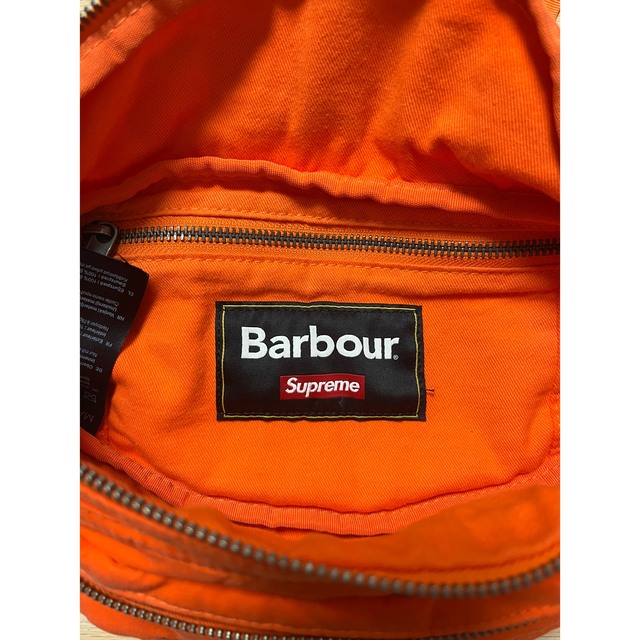 Supreme Barbour Waxed Cotton Waist Bag 3