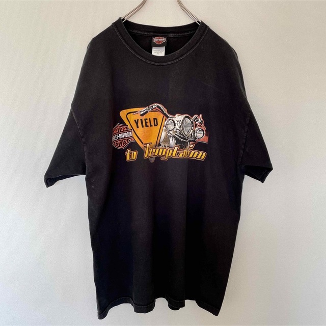 Harley Davidson - ハーレーダビッドソンTシャツ 両面プリント 背面