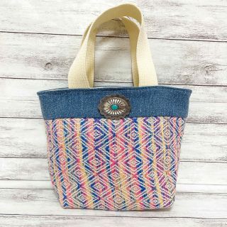 no.154 ハンドメイド ☺︎ トートバッグ☺︎オルテガ (バッグ)