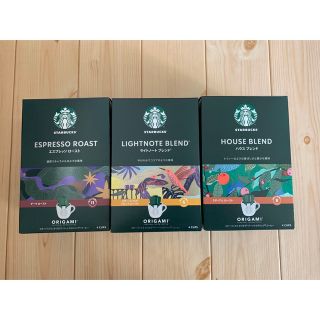 スターバックスコーヒー(Starbucks Coffee)のスターバックス　オリガミ　ドリップコーヒー　3箱(コーヒー)