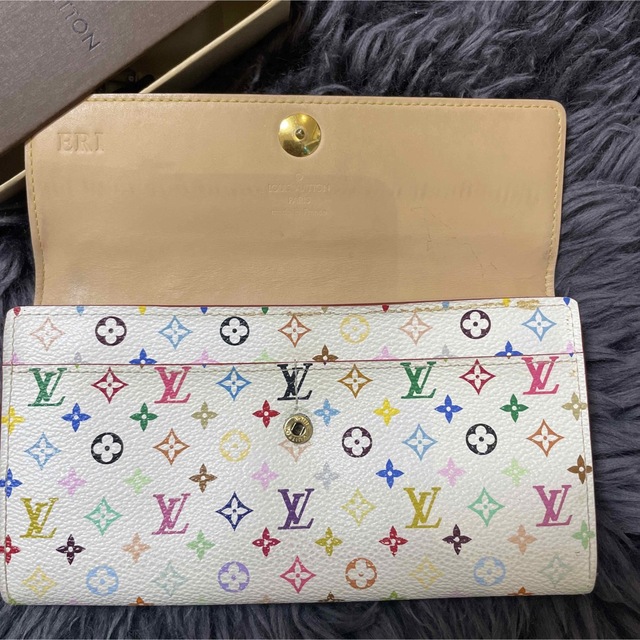 LOUIS VUITTON(ルイヴィトン)の今だけ値下げ⭐️正規品⭐️人気マルチカラー⭐️LOUIS VUITTON長財布 レディースのファッション小物(財布)の商品写真