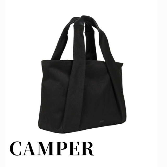 新品タグ付き　CAMPER  カンペール　トートバッグ　ブラックトート