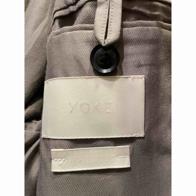 YOKE(ヨーク)のyoke Oversized Double Breast Half Coat メンズのジャケット/アウター(ピーコート)の商品写真