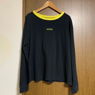 キャスパージョン(Casper John)のユニセックス　AIVER ロゴ長袖カットソー(Tシャツ(長袖/七分))