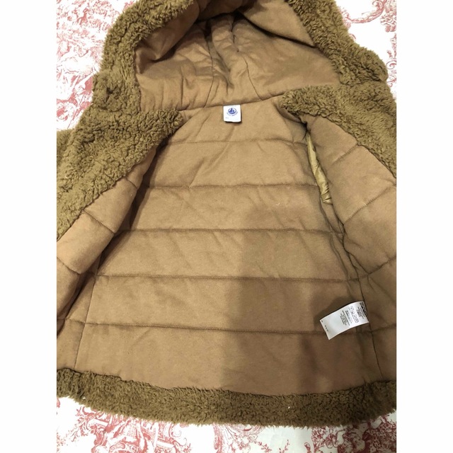 PETIT BATEAU - 耳付きボアジャケットの通販 by chloé shop