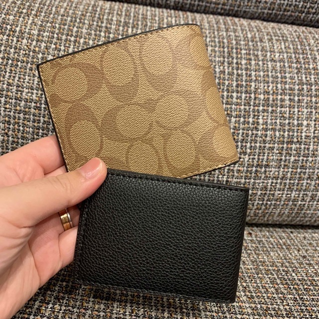 COACH - ショプバ・箱付き 5442 コーチ 二つ折り財布 バスキア コラボ