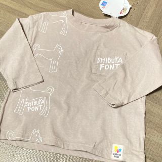 【タグ付き】SHIBUYAFONT 100サイズ(Tシャツ/カットソー)