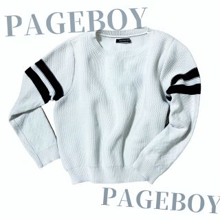 ページボーイ(PAGEBOY)のPAGEBOY ページボーイ ニット セーター ライン 韓国 春服 秋服 冬服(ニット/セーター)