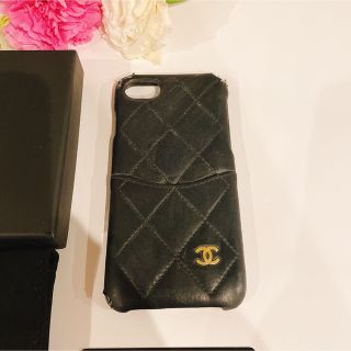 シャネル(CHANEL)のCHANEL シャネル　iPhoneケース　スマホケース　マトラッセ(iPhoneケース)