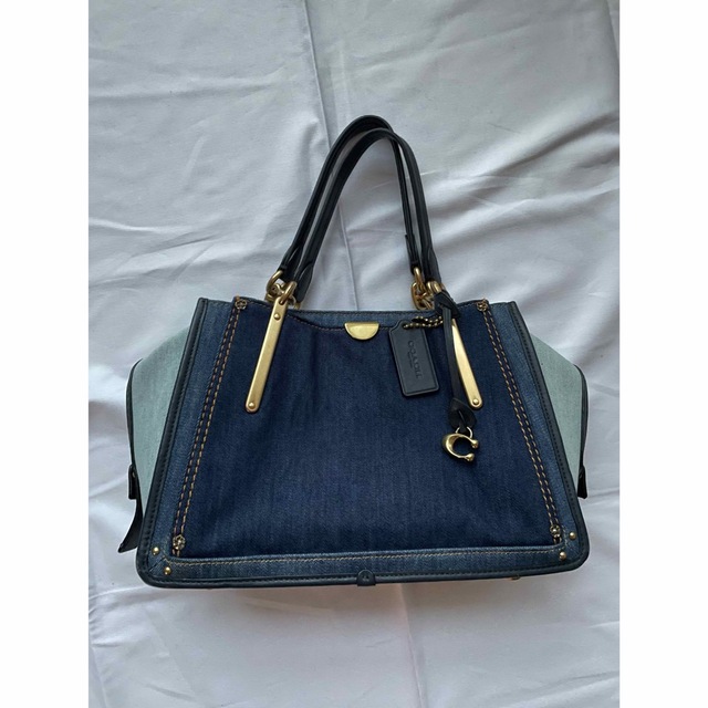 COACH - コーチ デニムバッグ バイカラー 日本限定 コレクション COACH - コーチ デニムバッグ バイカラー 日本限定 コレクション