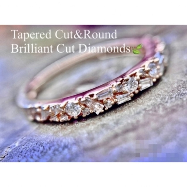 ご専用です✨2種カットダイヤモンドルエタニティリング レディースのアクセサリー(リング(指輪))の商品写真
