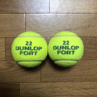 ダンロップ(DUNLOP)のダンロップテニスボール　2個    送料無料　22番(ボール)