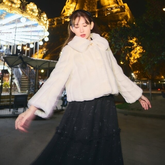 herlipto/Winter Love Faux Fur Long Coat ジャケット/アウター 毛皮