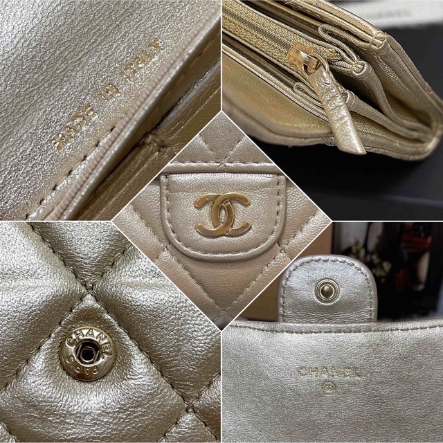 CHANEL(シャネル)の【5starelememt様専用】クラシックフラップウォレット☆ラムスキン レディースのファッション小物(財布)の商品写真