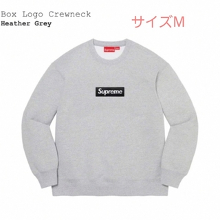 シュプリーム(Supreme)のSupreme Box Logo CrewneckHeather Grey M(スウェット)