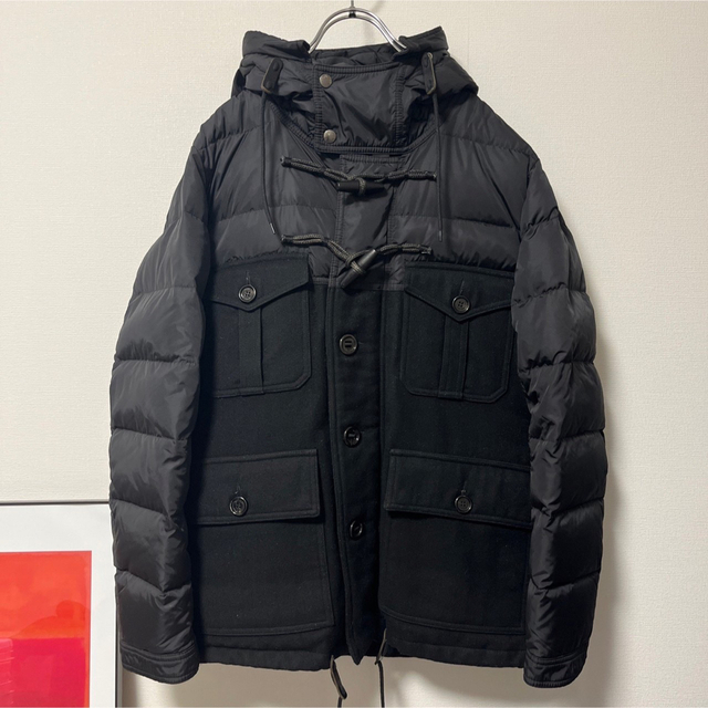 MONCLER(モンクレール)の【希少】MONCLER モンクレール ハイブリッドダウンジャケット ウール切替 メンズのジャケット/アウター(ダウンジャケット)の商品写真