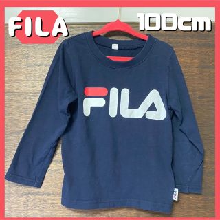 フィラ(FILA)のFILA 　ネイビー　100cm　長袖　ロンT　キッズ服　フィラ(Tシャツ/カットソー)