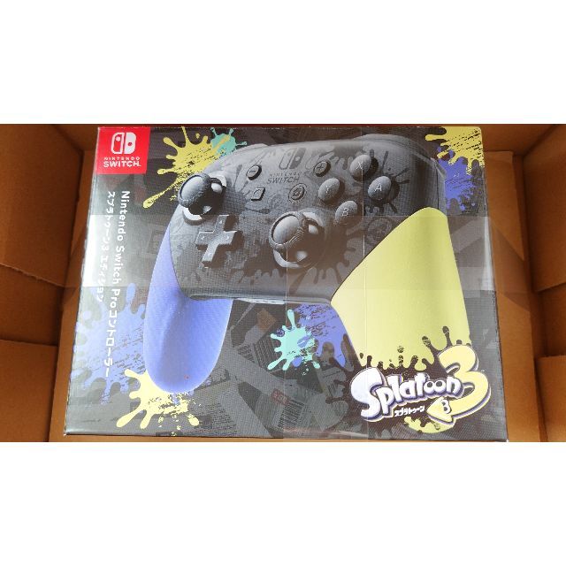 ☆新品☆純正 Nintendo Switch Proコントローラー スプラ3