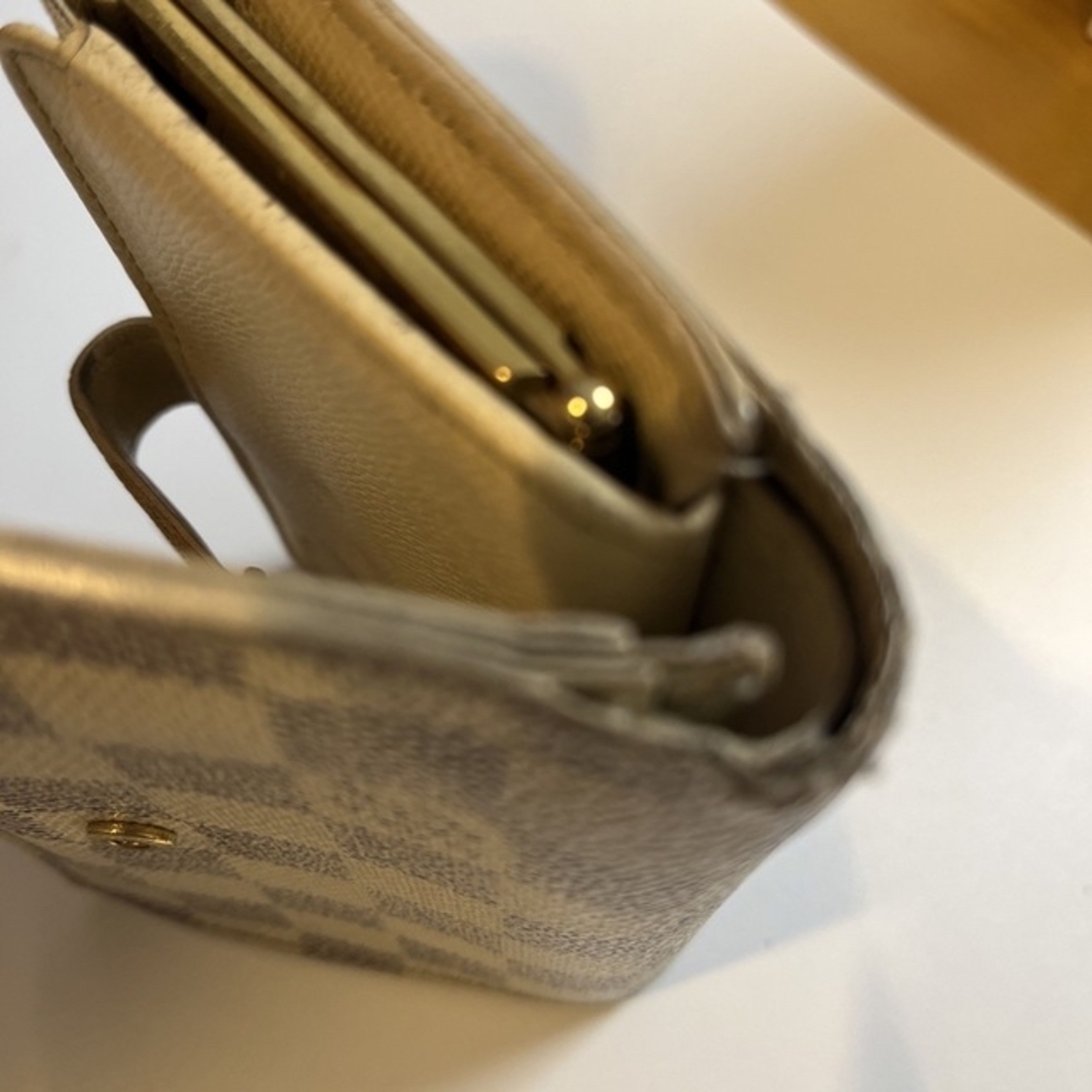 LOUIS VUITTON - ルイヴィトン ダミエアズール がま口財布の通販 by ...