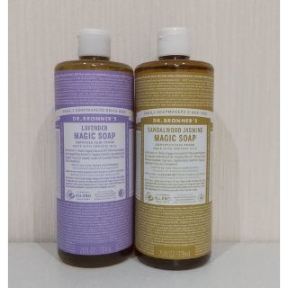 ドクターブロナー(Dr.Bronner)のマジックソープ  サンダルウッド&ジャスミン  ラベンダー  739ml(ボディソープ/石鹸)