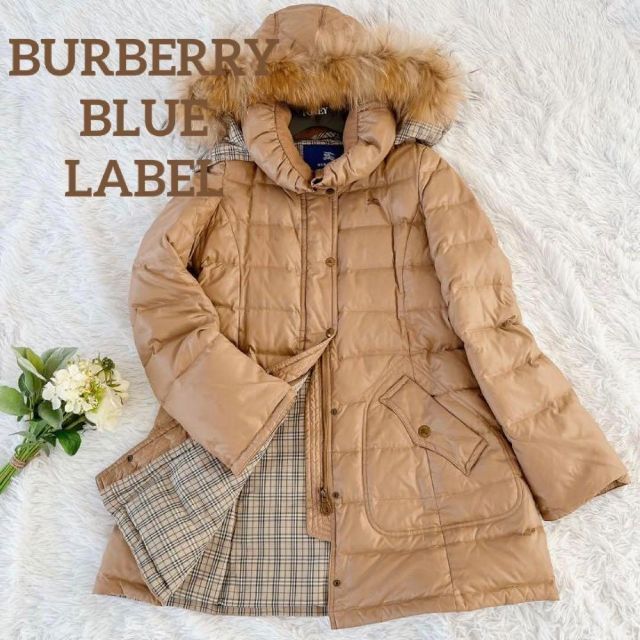 BURBERRY BLUE LABEL - ☆BURBERRY BLUE LABELノバチェック ファー