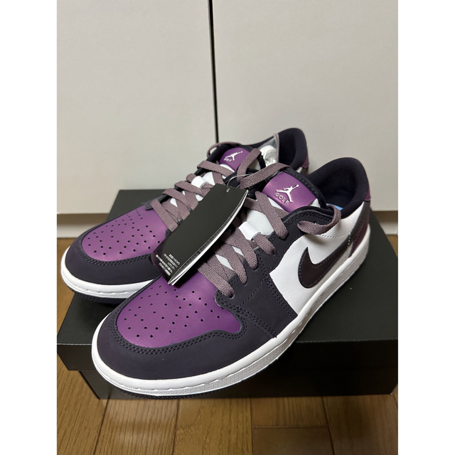 NIKE(ナイキ)のAir Jordan1 Low Golf NRG Purple Smoke メンズの靴/シューズ(スニーカー)の商品写真