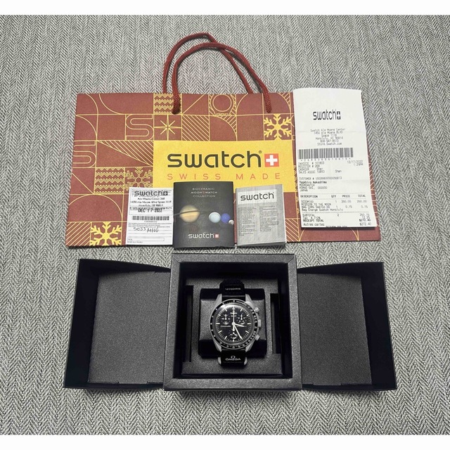 swatch(スウォッチ)のあびあびさん専用 新品未使用 オメガ スウォッチ ムーン メンズの時計(腕時計(アナログ))の商品写真