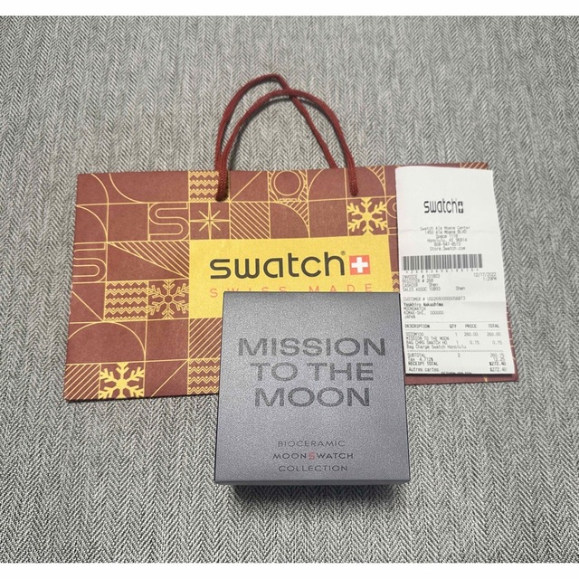 swatch(スウォッチ)のあびあびさん専用 新品未使用 オメガ スウォッチ ムーン メンズの時計(腕時計(アナログ))の商品写真