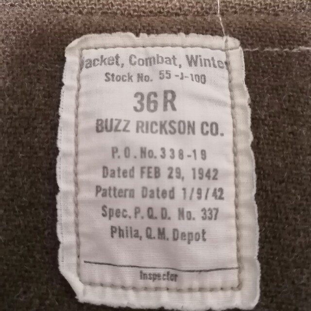 Buzz Rickson's(バズリクソンズ)のjaket.combat.winter (タンカース) メンズのジャケット/アウター(ミリタリージャケット)の商品写真