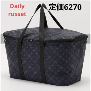 デイリーラシット(Daily russet)の限定3  Daily russet ブラック　保冷バック(エコバッグ)