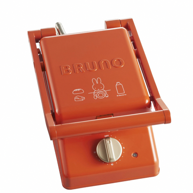 BRUNO(ブルーノ)のブルーノ　グリルサンドメーカー　ミッフィー　シングル スマホ/家電/カメラの調理家電(サンドメーカー)の商品写真
