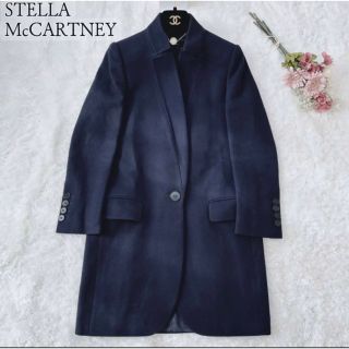 ステラマッカートニー(Stella McCartney)のさらに値下げ)ステラマッカートニー　チェスターコート　ネイビー(チェスターコート)