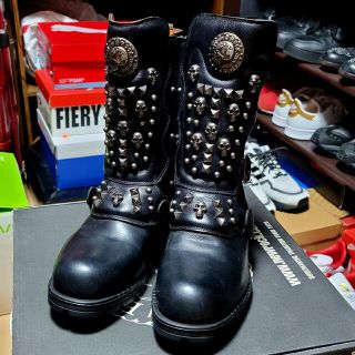 NEW ROCK エンジニアブーツの通販|ラクマ