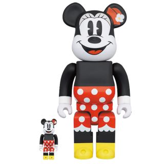 ベアブリック(BE@RBRICK)のBE@RBRICK Disney Minnie mouse 100% &400%(その他)