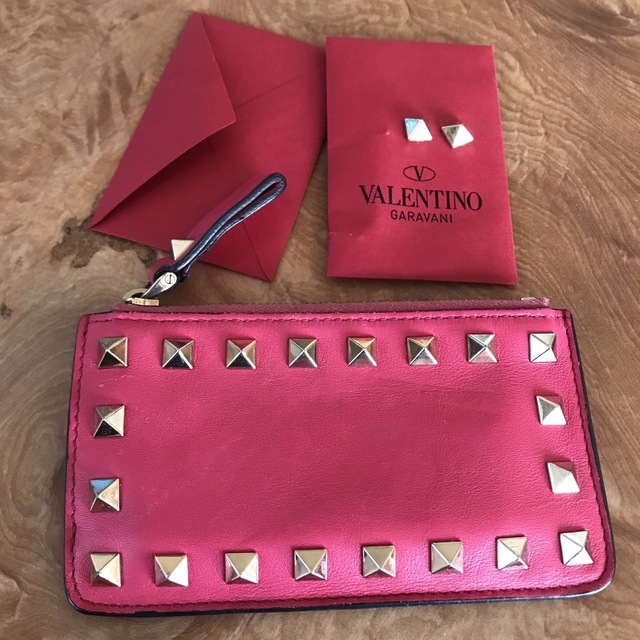 <美品> VALENTINO ヴァレンチノカードケース　鍵入れ小物入れ