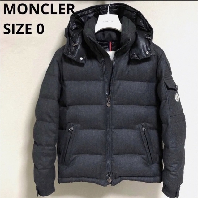 MONCLERモンジュネーブ　ダークグレー　0