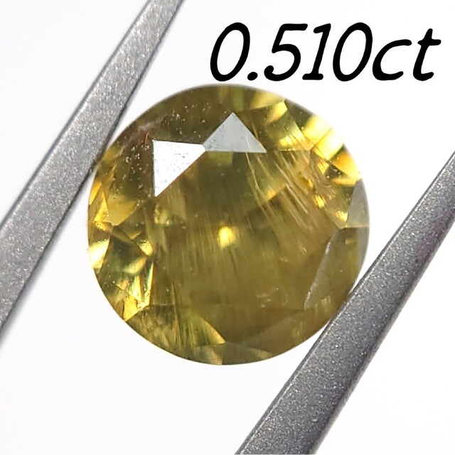 珍しい 【草原を駆ける馬】天然石 デマントイドガーネット 0.51ct