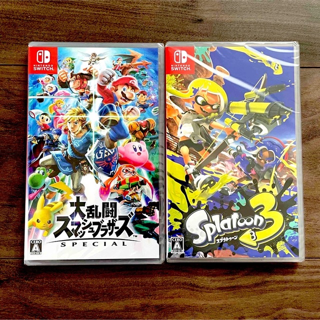 Nintendo_SwitchNintendo Switch スプラトゥーン3とスマブラのセット