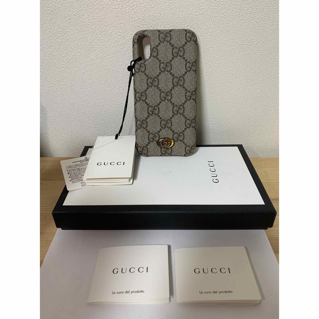 Gucci(グッチ)のGUCCI iPhonexsケース　規制品　本日だけのお値段 スマホ/家電/カメラのスマホアクセサリー(iPhoneケース)の商品写真