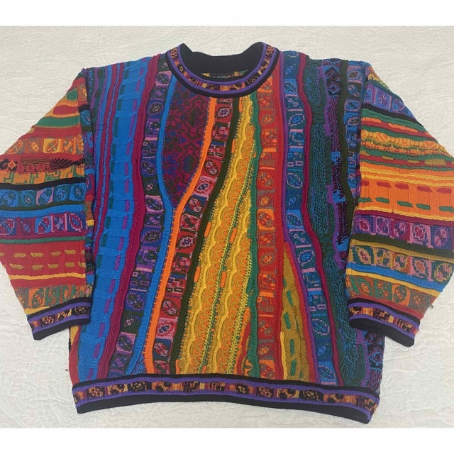 COOGI クージー クージーニット クレイジーカラー XL 　ブラック　レッド