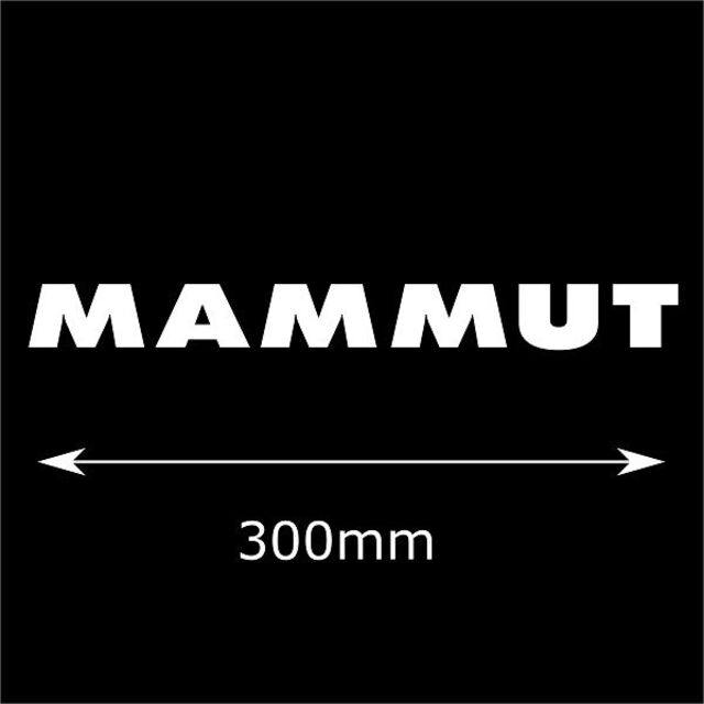 Mammut(マムート)のマムート ステッカー MAMMUT カッティングシート スポーツ/アウトドアのアウトドア(その他)の商品写真