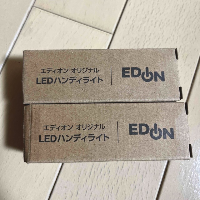 EDION 非売品　LEDハンデイライト2本 インテリア/住まい/日用品のライト/照明/LED(その他)の商品写真