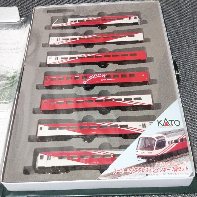 KATO`(カトー)のKATO EF60-500+スーパーエクスプレス レインボーセット  動作品 エンタメ/ホビーのおもちゃ/ぬいぐるみ(鉄道模型)の商品写真