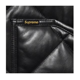 Supreme - Supreme Quilted Leather Work Jacket 黒 XLの通販 by