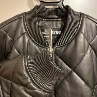 Supreme - Supreme Quilted Leather Work Jacket 黒 XLの通販 by 