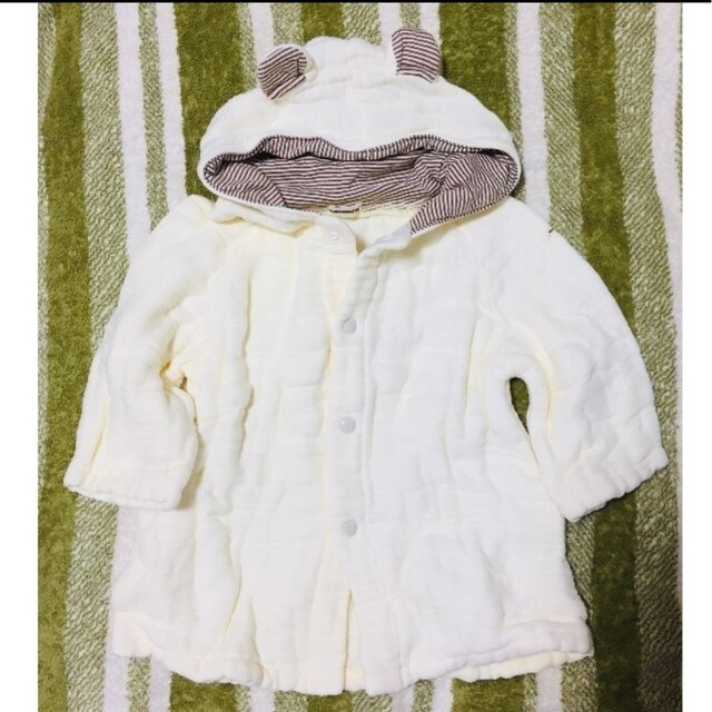 mikihouse ミキハウス mikihouse ベビー バスローブ ポンチョ おくるみの通販 by かな ミキハウス ガーゼ素材ベビーバスローブ