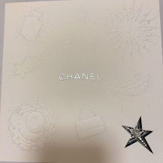 シャネル(CHANEL)のシャネル　クリスマスカード　2022 非売品　ラインストーン(カード/レター/ラッピング)