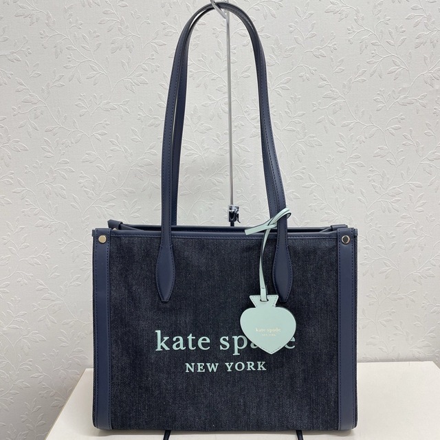 kate spade new york - ケイトスペード デニム トートバッグ PXRUB298