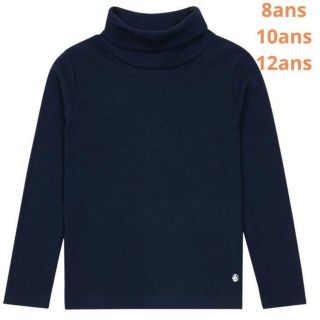 プチバトー(PETIT BATEAU)のタートルネック長袖Tシャツ(Tシャツ/カットソー)